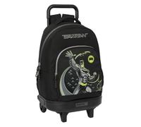 Safta Compact Batman Game Over Wheeled Backpack Noir