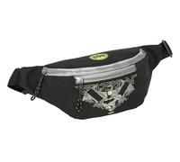 Safta Batman Game Over - Sac Banane avec Poche extérieure, idéal pour Jeunes et Enfants de différents âges, Confortable et Polyvalent, qualité et résistance, 23 x 9 x 12 cm, Noir, M, Décontracté