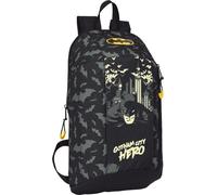 Safta, Mini sac à dos poche verticale Batman Hero 22 x 39 x 10 cm Mixte enfant, multicolore, Estándar