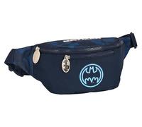 Safta Batman Legendary Sac Banane avec Poche extérieure, idéal pour Jeunes et Enfants de différents âges, Confortable et Polyvalent, qualité et résistance, 23 x 9 x 12 cm, Bleu Marine, Bleu Marine,
