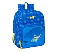 Safta BATMAN PREESCOAR - Sac à dos de crèche, adaptable au chariot, avec poche, nettoyage facile, idéal pour les enfants de différents âges, confortable et polyvalent, qualité et résistance, 22 x 10 x