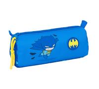 safta Batman PRESCOLAIRE - Trousse avec Fermeture éclair et Compartiment, Trousse pour Enfant, idéale pour Les Enfants d'âge Scolaire, Confortable et Polyvalente, qualité et résistance, 21 x 7 x 8 cm