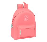 safta Benetton Basic Coral - Day Pack Enfant, Sac à dos pour enfant, qualité et résistance maximale, confortable et polyvalent, 33 x 15 x 42 cm