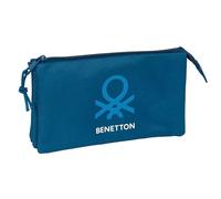 SAFTA BENETTON - Trousse - triple - marino