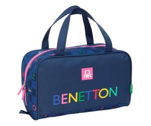 Safta Benetton DAMERO - Trousse rectangulaire avec poignée, Trousse de Toilette pour Enfant, Adaptable au Chariot, idéale pour Les Enfants de 5 à 14 Ans, Confortable et Polyvalente, qualité et