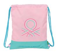 safta Benetton Dolce - Grand sac à dos plat, idéal pour les enfants de différents âges, confortable et polyvalent, qualité et résistance, 35 x 40 cm