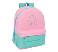 Safta Benetton 19l 30x46x14 Cm Backpack Rose Enfants