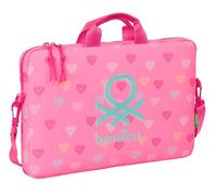 safta Benetton Heart Sac à dos pour ordinateur portable jusqu'à 15,6", idéal pour enfants de différents âges, confortable et polyvalent, qualité et résistance, 40 x 4 x 27 cm