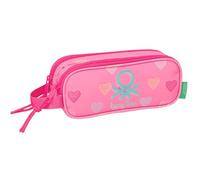 SAFTA - Trousse - double - Benetton "Heart"
