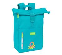 BENETTON - Sac à dos pour ordinateur portable - flap - 15.6" - Benetton "Summer"