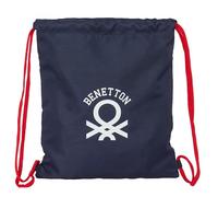 safta BENETTON TOGETHER - Grand sac à dos plat, idéal pour les enfants de différents âges, confortable et polyvalent, qualité et résistance, 35 x 40 cm