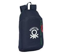 safta BENETTON TOGETHER - Mini sac à dos pour un usage quotidien, idéal pour les enfants de différents âges, confortable et polyvalent, qualité et résistance, 22 x 10 x 39 cm