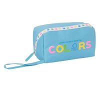 Trousse d'école Benetton Spring bleu ciel 22 x 10 x 10 cm