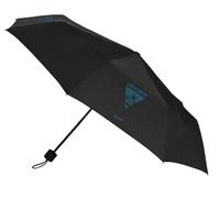 safta BLACKFIT8 CALIFORNIA - Parapluie pliant manuel, 8 panneaux, tiges métalliques, confortable et polyvalent, qualité et résistance, 24-56 cm, matériau polyester, Noir/bleu, M, Décontracté