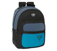 safta BLACKFIT8 CALIFORNIA - Sac à dos double adaptable à chariot, tissu recyclable, idéal pour les enfants de différents âges, confortable et polyvalent, qualité et résistance, 32 x 15 x 42 cm,