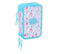 safta BLACKFIT8 Cool - Trousse Scolaire avec 37 Outils Inclus, Trousse pour Enfant, idéale pour Les Enfants de 5 à 14 Ans, Confortable et Polyvalente, qualité et résistance, 12,5 x 5,5 x 19,5 cm,