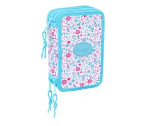 safta BLACKFIT8 Cool - Trousse Scolaire avec 37 Outils Inclus, Trousse pour Enfant, idéale pour Les Enfants de 5 à 14 Ans, Confortable et Polyvalente, qualité et résistance, 12,5 x 5,5 x 19,5 cm,