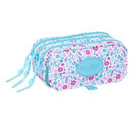 Safta BLACKFIT8 COOL Trousse triple grande trousse pour enfant, idéale pour les enfants d'âge scolaire, confortable et polyvalente, qualité et résistance, 21,5 x 8 x 10 cm, multicolore, M, Décontracté