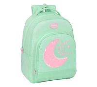 safta BLACKFIT8 MOON - Sac à dos adaptable à chariot adaptable à la poussette, idéal pour les enfants de différents âges, tissu recyclable, confortable et polyvalent, qualité et résistance, 32 x 15 x
