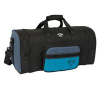 Safta BLACKFIT8 California Sac de Sport pour Enfant, idéal pour Les Enfants de différents âges, Confortable et Polyvalent, qualité et résistance, 55 x 27 x 26 cm, Noir/Bleu, M, Décontracté
