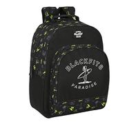 Safta BLACKFIT8 SURF PARADISE - Sac à dos scolaire adaptable au chariot, idéal pour les enfants de différents âges, confortable et polyvalent, qualité et résistance, 32 x 15 x 42 cm, couleur,