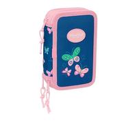 safta BLACKFIT8 Trousse d'école avec 37 Outils Inclus, idéale pour Enfants de 5 à 14 Ans, Confortable et Polyvalente, qualité et résistance, 12,5 x 5,5 x 19,5 cm