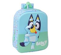 Safta Blue 3D - Sac à dos de crèche 3D, adaptable au chariot, nettoyage facile, idéal pour les enfants de différents âges, confortable et polyvalent, qualité et résistance, 22 x 10 x 27 cm, Bleu