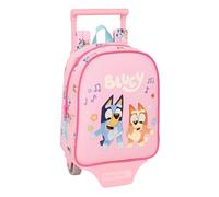 Safta Bluey Dance 6l 27x22x10 Cm Wheeled Backpack Rose Enfants
