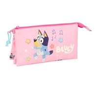 Blue DANCE - Trousse triple, trousse pour enfant, idéale pour les enfants d'âge scolaire, confortable et polyvalente, qualité et résistance, 22 x 3 x 12 cm
