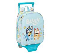 safta Blue Ready - Sac à dos de crèche avec chariot, idéal pour les enfants de différents âges, confortable et polyvalent, qualité et résistance, 22 x 10 x 27 cm