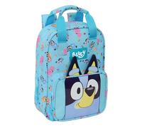 safta Blue - Sac à dos pour enfant, avec poignées, nettoyage facile, idéal pour les enfants de différents âges, confortable et polyvalent, qualité et résistance, 20 x 8 x 28 cm, couleur bleu ciel,