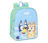 safta Blue Sisers - Sac à dos pour enfant, sac à dos d'école, adaptable au chariot, idéal pour crèche, confortable et polyvalent, qualité et résistance, 22 x 10 x 27 cm, Vert d'eau, M, Décontracté