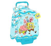 Safta Bob Esponja Stay Positive Sac à dos à roulettes bleu bleu One Size