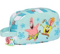 Sac glaciÃre goûter Spongebob Stay positive Bleu Blanc (21.5 x 12 x 6.5 cm) Bleu