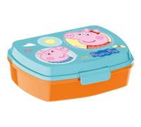 Stor S.L. Boîte à goûter Peppa Pig Georges Plastique Bleu 17,2×13,8×5,5 cm