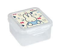 Safta Boîte à déjeuner MIFFY BUDDY – 13 x 13 x 7,5 cm – Qualité et résistance – Beige pastel M