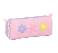 SAFTA Bouquet - Trousse avec Fermeture éclair et Compartiment, Trousse pour Enfant, idéale pour Les Enfants d'âge Scolaire, Confortable et Polyvalente, qualité et résistance, 21 x 7 x 8 cm