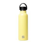 Safta Bouteille isotherme en acier inoxydable double isolation 12 h de boisson chaude et 24 h de boisson froide 7,3 x 25 cm 600 ml, Jaune citron, M, Décontracté