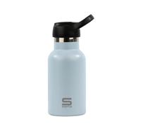 Safta - Bouteille isotherme en acier inoxydable, double isolation, 12 h de boisson chaude et 24 h de boisson froide, 350 ml, 7,3 x 19,5 cm, Ciel poudré, M, Décontracté