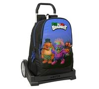 safta BRAINROT - Sac à dos ergonomique avec chariot Evolution pour enfants de différents âges, confortable et polyvalent, qualité et résistance, 32 x 16 x 44 cm