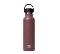 SAFTA CACAO - Bouteille isotherme, bouteille d'eau, acier inoxydable, double isolation, 12h de boisson chaude et 24h de boisson froide, 7,3 x 25 cm, 600 ml, Cacao, M, Décontracté
