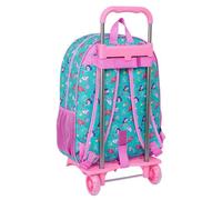 Safta - Sac à dos à roulettes My Little Pony Magic - Bleu - 33 x 15 x 42 cm - Enfant