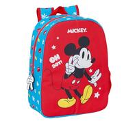 Safta Mickey Mouse Fantastic - Sac à dos pour enfant, adaptable au chariot, nettoyage facile, idéal pour les enfants de différents âges, confortable et polyvalent, qualité et résistance, 26 x 11 x 34
