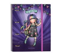 Safta - Classeur 4 Ani 30 mm avec recharge Gorjuss Fairground Up and Away 27 x 32 x 3,5 cm, Multicolore (522219666)