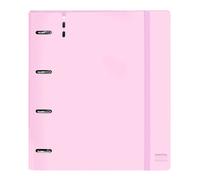 Safta Classeur Feeling - 4 anneaux 35 mm - Recharge 100 feuilles A4 - Multicolore M