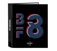 Safta - Classeur F. 4 anneaux 35 mm Dos Largeur Blackfit8 Urban 27 x 33 x 6 cm, Multicolore (542245657)