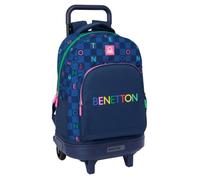 Safta Compact Benetton Damero Wheeled Backpack One Size