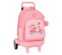 Safta Sac à Dos à Roulettes Compact Evolutive Moos Passion