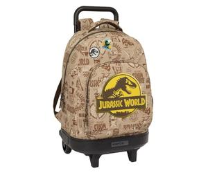 safta Compact Jurassic World Wheeled Backpack One Size