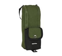 Safta Dark Forest Trousse avec poignée, Trousse pour Enfant, idéale pour Les Enfants d'âge Scolaire, Confortable et Polyvalente, qualité et résistance, 6 x 21 x 6 cm, Vert Kaki/Noir, Vert Kaki/Noir,